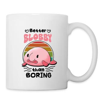 Meeresbiologe Tiefseefisch Blobfisch Ozean - Tasse - Weiß - Rechts