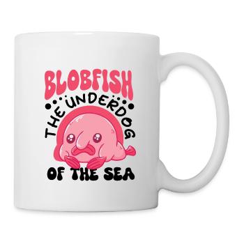 Meeresbiologe Tiefseefisch Blobfisch Ozean - Tasse - Weiß - Rechts