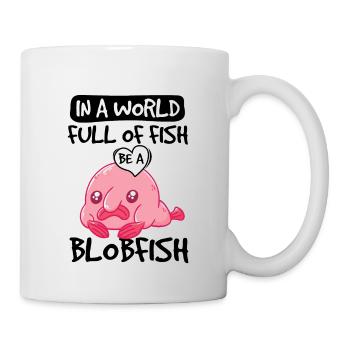 Biologiste marin Poissons d’eau profonde Blob Océan - Mug blanc - blanc - Droite