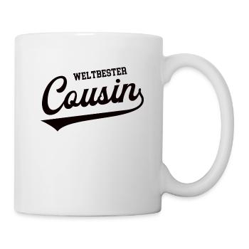 Weltbester Cousin Beste Cousins Neffe Bester Kusin - Tasse - Weiß - Rechts