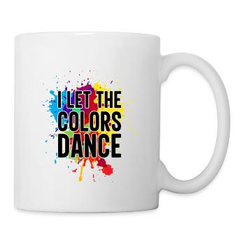 Peintre Toile Liquide Peinture Art Peinture - Mug blanc - blanc - Droite