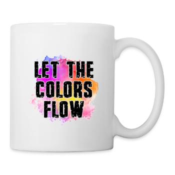 Peintre Toile Liquide Peinture Art Peinture - Mug blanc - blanc - Droite