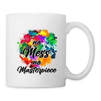 Peintre Toile Liquide Peinture Art Peinture - Mug blanc - blanc - Droite
