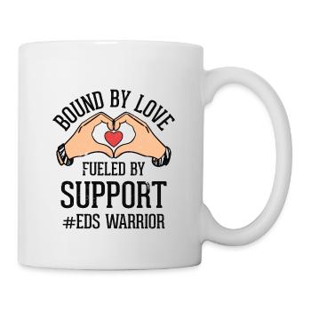 Zebrastreifen EDS Awareness Ribbon - Tasse - Weiß - Rechts