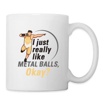 Athletics, Athletics, Throwing athletes, - Mug - white - Right