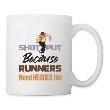 Athletics, Athletics, Throwing athletes, - Mug - white - Right
