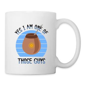 Drapeau de l’Argentine Thé yerba maté argentin - Mug blanc - blanc - Droite