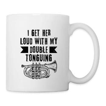 Mellophonist, Musical Instrument Orchestra, - Mug - white - Right