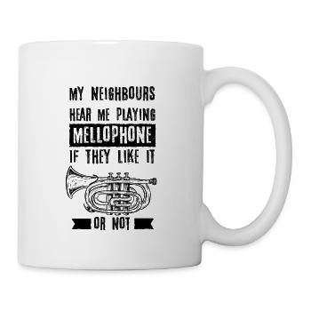 Mellophonist, Musical Instrument Orchestra, - Mug - white - Right