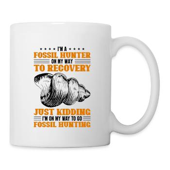 Fossils, paleontologist, fossil collector, - Mug - white - Right