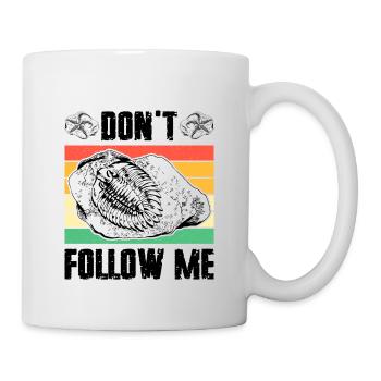 fossils, paleontologist, fossil collector, - Mug - white - Right