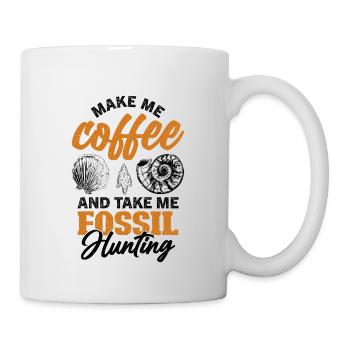 Fossil collecting paleontologist Fossil collector - Mug - white - Right