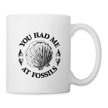 Fossils, paleontologist, fossil collector, - Mug - white - Right
