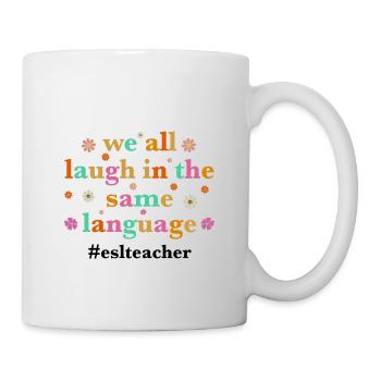 Teaching English Second Language by ESL Teachers - Mug - white - Right