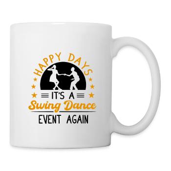 Lindy Hop Swing Dance Couple Dancer Swing Dance - Mug - white - Right