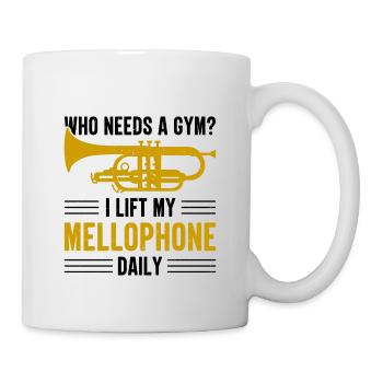 Mellophonist, Musical Instrument Orchestra, - Mug - white - Right