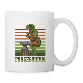Forging Forging Metalworker Dino - Mug - white - Right