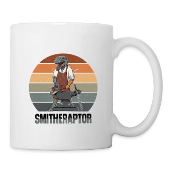 Forging Forging Metalworker Dino - Mug - white - Right