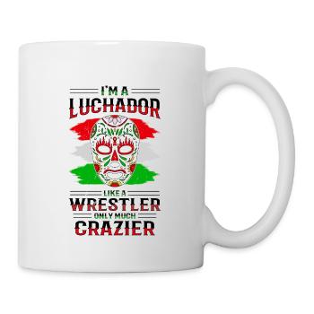 Lutteur mexicain Lucha Libre Mask - Mug blanc - blanc - Droite