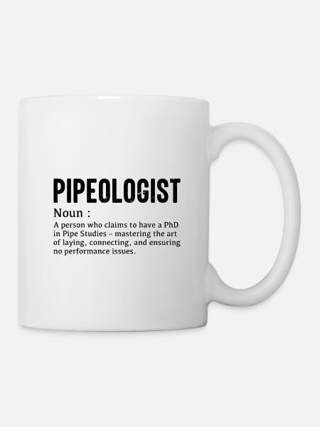 Profession de chirurgien de drain de plomberie - Mug blanc - blanc