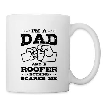 Dachdecker/in Dachdecker/in Dachdecker/in - Tasse - Weiß - Rechts