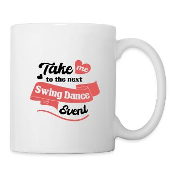 Lindy Hop Swing Dance Couple Dancer Swing Dance - Mug - white - Right