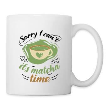 Green Tea Lovers Japanese Matcha Latte Drink - Mug - white - Right