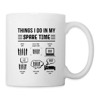 Knives Knifeaholic Knifeologist Knife Collector - Mug - white - Right