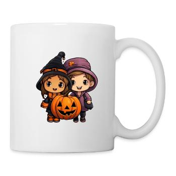 Halloweenkinder - Tasse - Weiß - Rechts