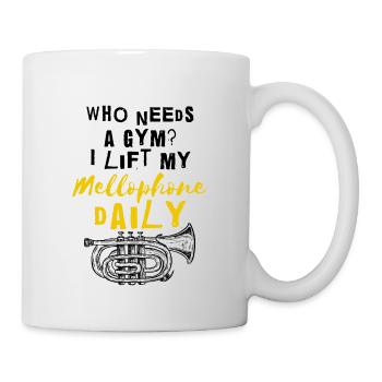 Mellophonist, Musical Instrument Orchestra, - Mug - white - Right