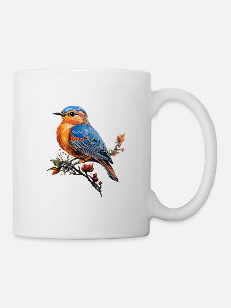 Vogel - Tasse - Weiß
