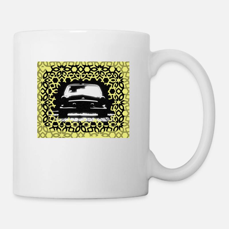 Volga yellow black - Mug - white