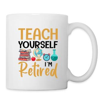 Education Retired Educator Retired Teacher - Mug - white - Right