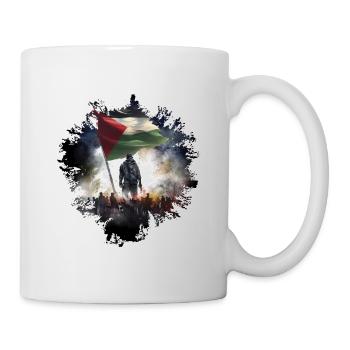 Free Palestina Gaza - Tasse - Weiß - Rechts