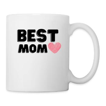 Herzliche Beste Mama - Tasse - Weiß - Rechts