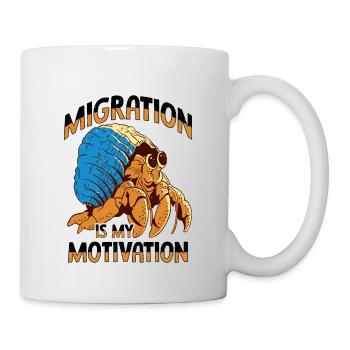 Meerestier Meeresfrüchte Muscheln Einsiedlerkrebs - Tasse - Weiß - Rechts