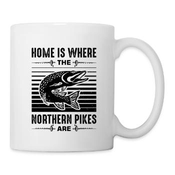 Fishermen Fishermen Fishermen Northern pike - Mug - white - Right