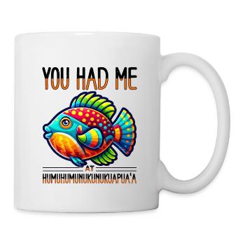 Humuhumunukunukuapua'a Riff-drückerfisch - Tasse - Weiß - Rechts