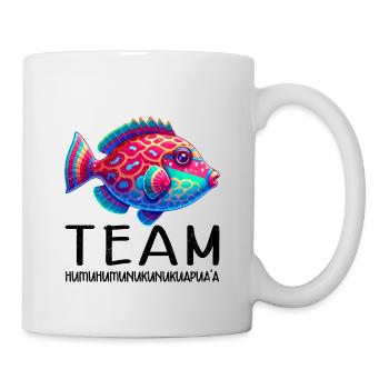 Humuhumunukunukuapua'a Riff-drückerfisch - Tasse - Weiß - Rechts