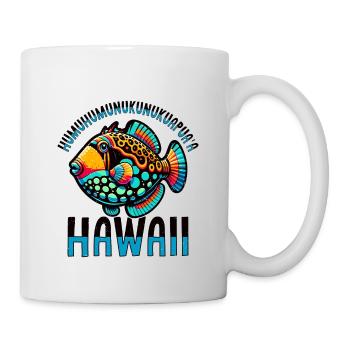 Baliste de récif Humuhumunukunukuapua'a - Mug blanc - blanc - Droite