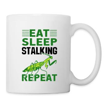 Entomologiste des insectes entomologie mante religieuse - Mug blanc - blanc - Droite