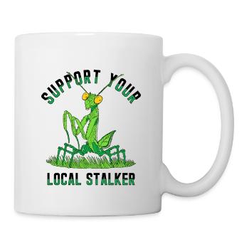 Insecte Entomologiste Entomologie Mante religieuse - Mug blanc - blanc - Droite