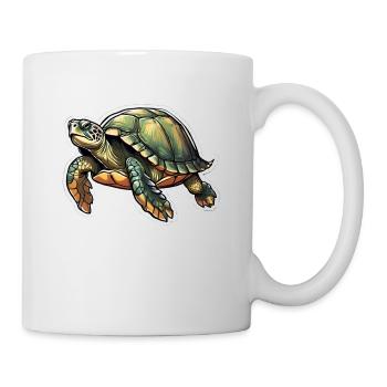 Living Sea Turtle - Mug - white - Right