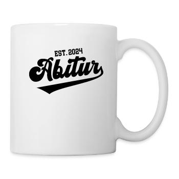 2024 Abitur Geschafft Abi Bestanden Schulabschluss - Tasse - Weiß - Rechts