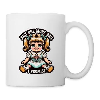 Puppenliebhaber Sammlerstück Vintage Porzellan - Tasse - Weiß - Rechts