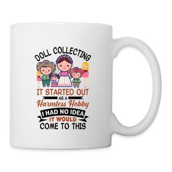 Sammlerpuppe Porzellanpuppe Antike - Tasse - Weiß - Rechts