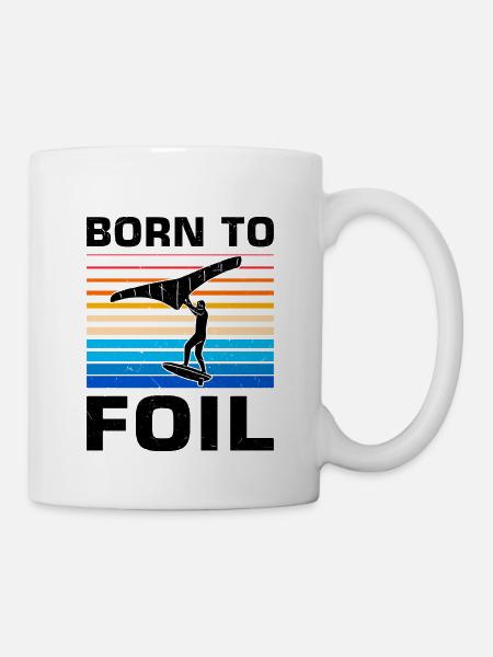 Wingsurfing Foil Wing Wing Boarding Wing Foiling - Mug blanc - blanc