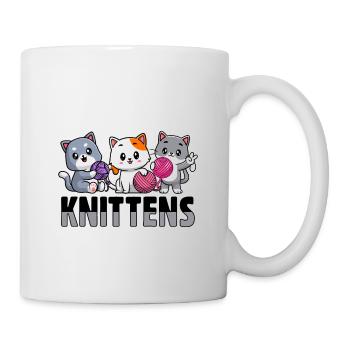 Lustiges Häkeln Design - Tasse - Weiß - Rechts