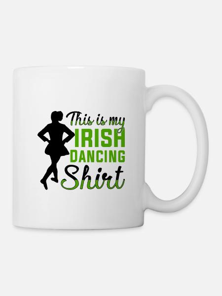 Irischer Tanz Irisches Tanzen - Tasse - Weiß
