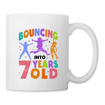 Trampoline Lover 8e anniversaire Party Jumping - Mug blanc - blanc - Droite